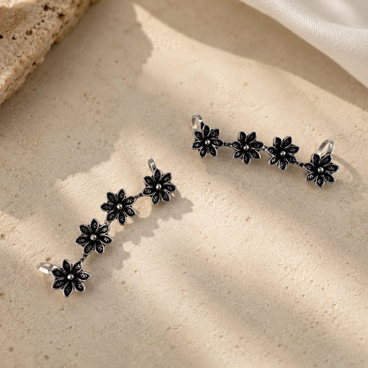 Tribal Floral Ear Cuffs