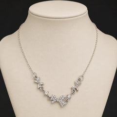 Starlight Butterfly Charm Necklace
