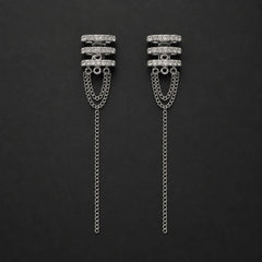 Starlight Crystal Ear Cuff Set