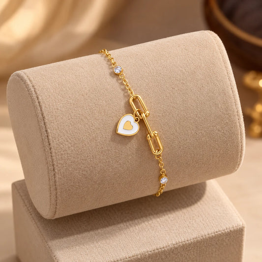 Heart Link Bracelet