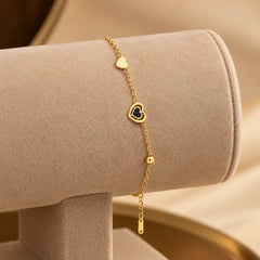 Double Heart Bracelet
