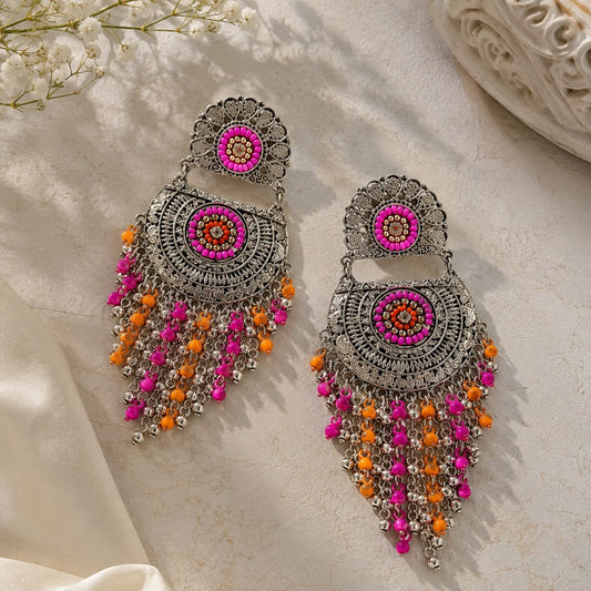 Rangrez Oxidised Earrings