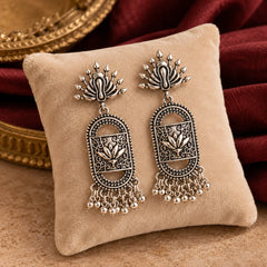 Lotus Royal Dangle Earrings