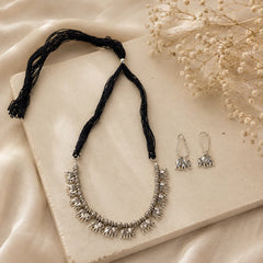 Gajraj Boho Oxidised Necklace Set