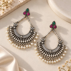 Royal Chandni Oxidised Earrings