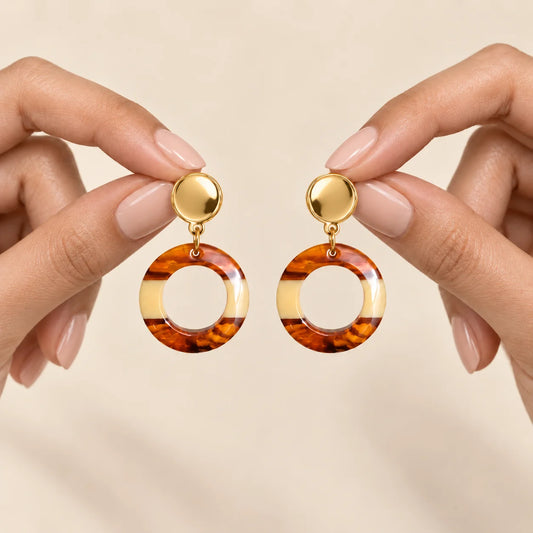 Caramel Curve Earrings