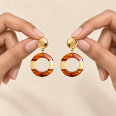 Caramel Curve Earrings