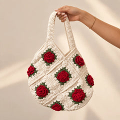 Rose Garden Crochet Bag