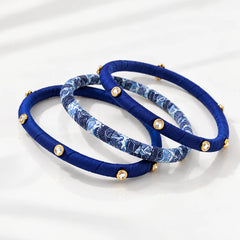 Indigo Muse Bangle Set