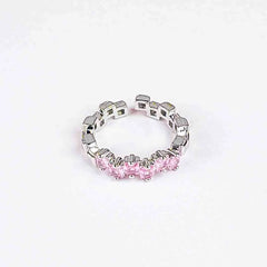 Silver Gemstone Ring