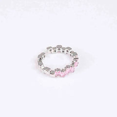 Silver Gemstone Ring