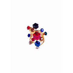 Golden Studded Cocktail Ring
