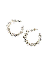 Textured Hoop Earrings