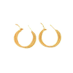 Textured Layered Hoops