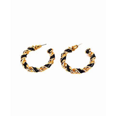 Twisted Hoop Earrings