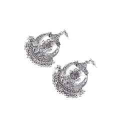 Floral Arch Jhumka Earrings