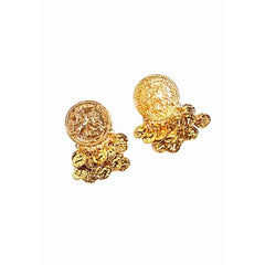 Antique Coin Charm Earrings