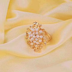 Pearl Cluster Statement Ring
