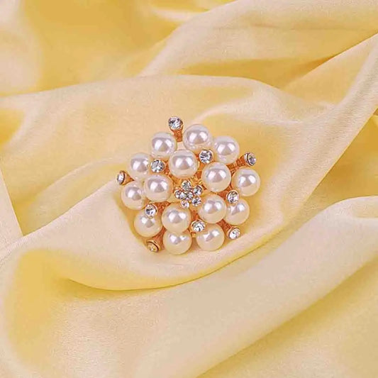Pearl Cluster Cocktail Ring