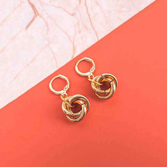 Knotted Drop Earrings