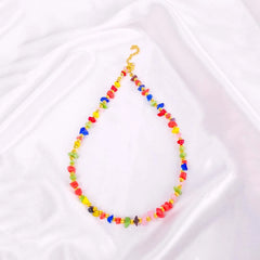 Multicolour Chip Stone Necklace