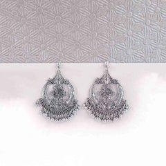 Floral Arch Jhumka Earrings