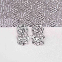 Antique Coin Charm Earrings