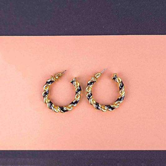 Twisted Hoop Earrings