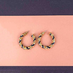 Twisted Hoop Earrings
