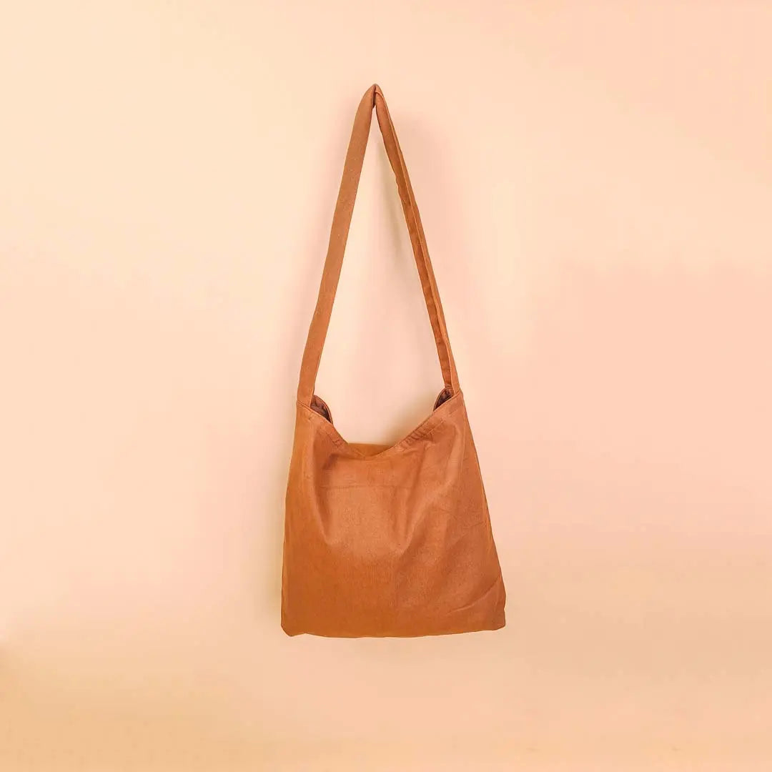 Tan Hobo Tote Bag