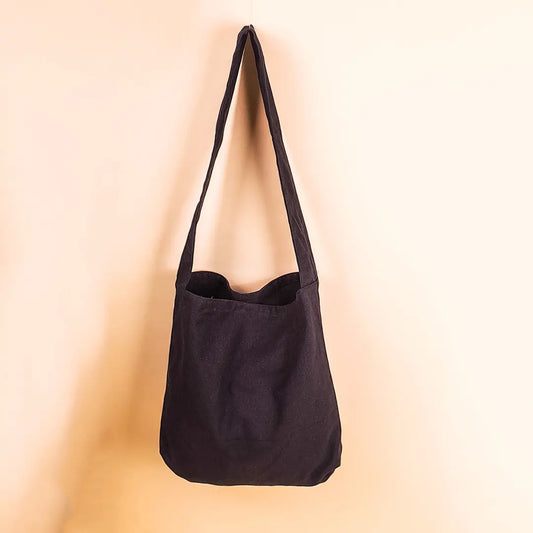 Black Hobo Tote Bag