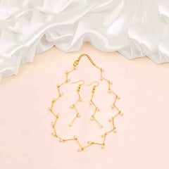 Traditional Zig Zag Pearl Link Set