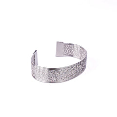 Shimmering Textured Statement Cuff
