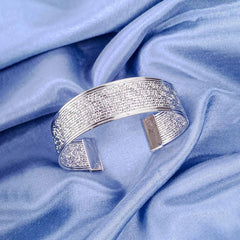 Shimmering Textured Statement Cuff
