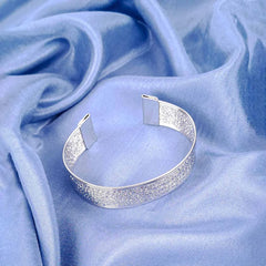 Shimmering Textured Statement Cuff