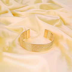 Shimmering Textured Statement Cuff