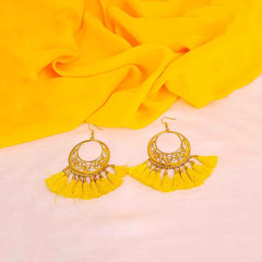 Golden Filigree Tassel Earring