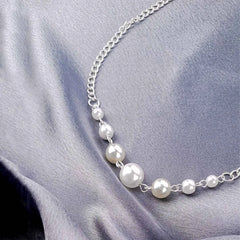 Moonlight Silver Pearl Necklace