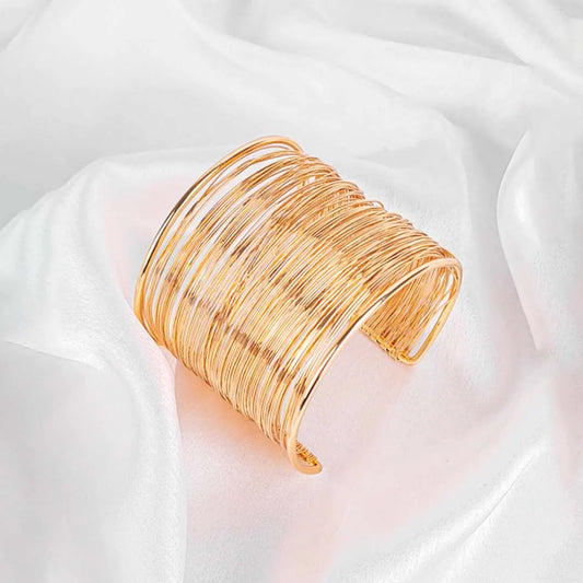 Sculptural Wire Cuff Bracelet