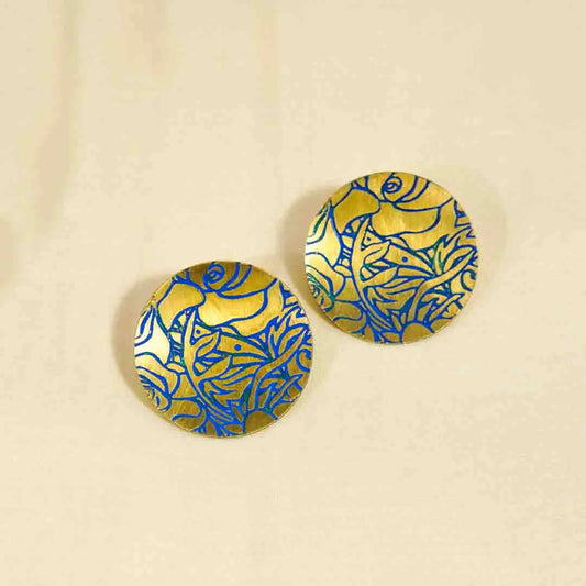 Abstract Brass Studs
