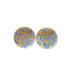 Abstract Brass Studs