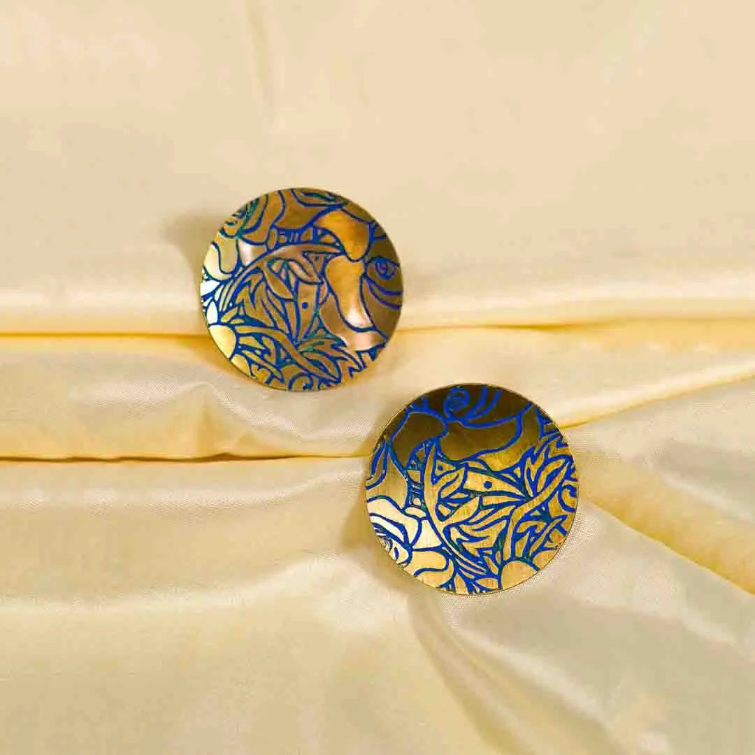 Abstract Brass Studs