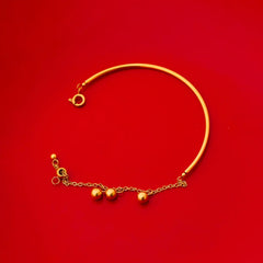 Half Cuff Adjustable Chain Bracelet - 18K Gold Plated