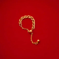 Golden Link Chain Ring - 18K Gold Plated
