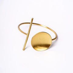Brass Open Cuff Bangle