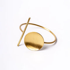 Brass Open Cuff Bangle