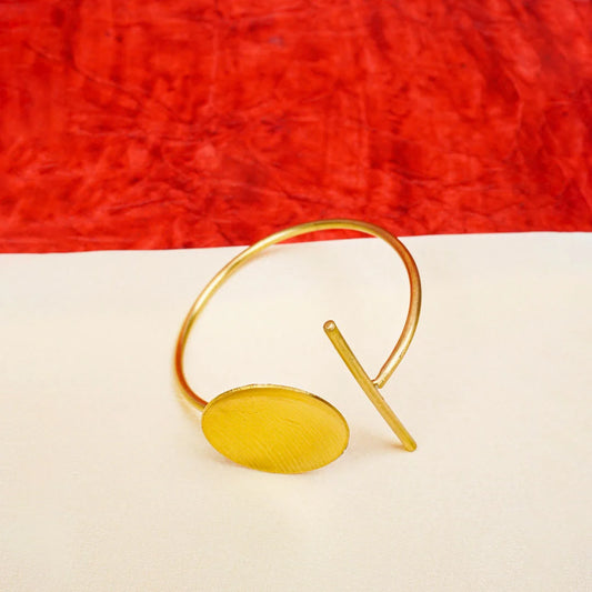 Brass Open Cuff Bangle