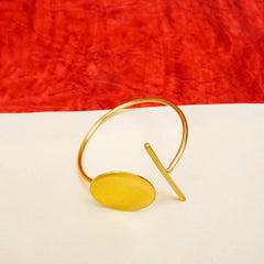 Brass Open Cuff Bangle