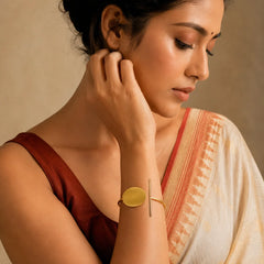 Brass Open Cuff Bangle