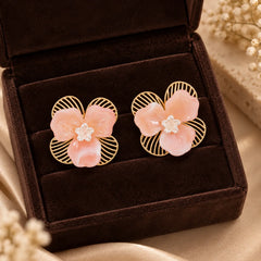 Pastel Bloom Stud Earrings
